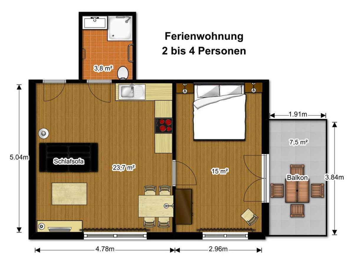 B & B Gmeineck Seeboden Exterior foto